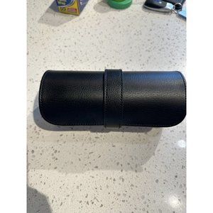 WOLF 3 Watch Storage Case - Black/Grey